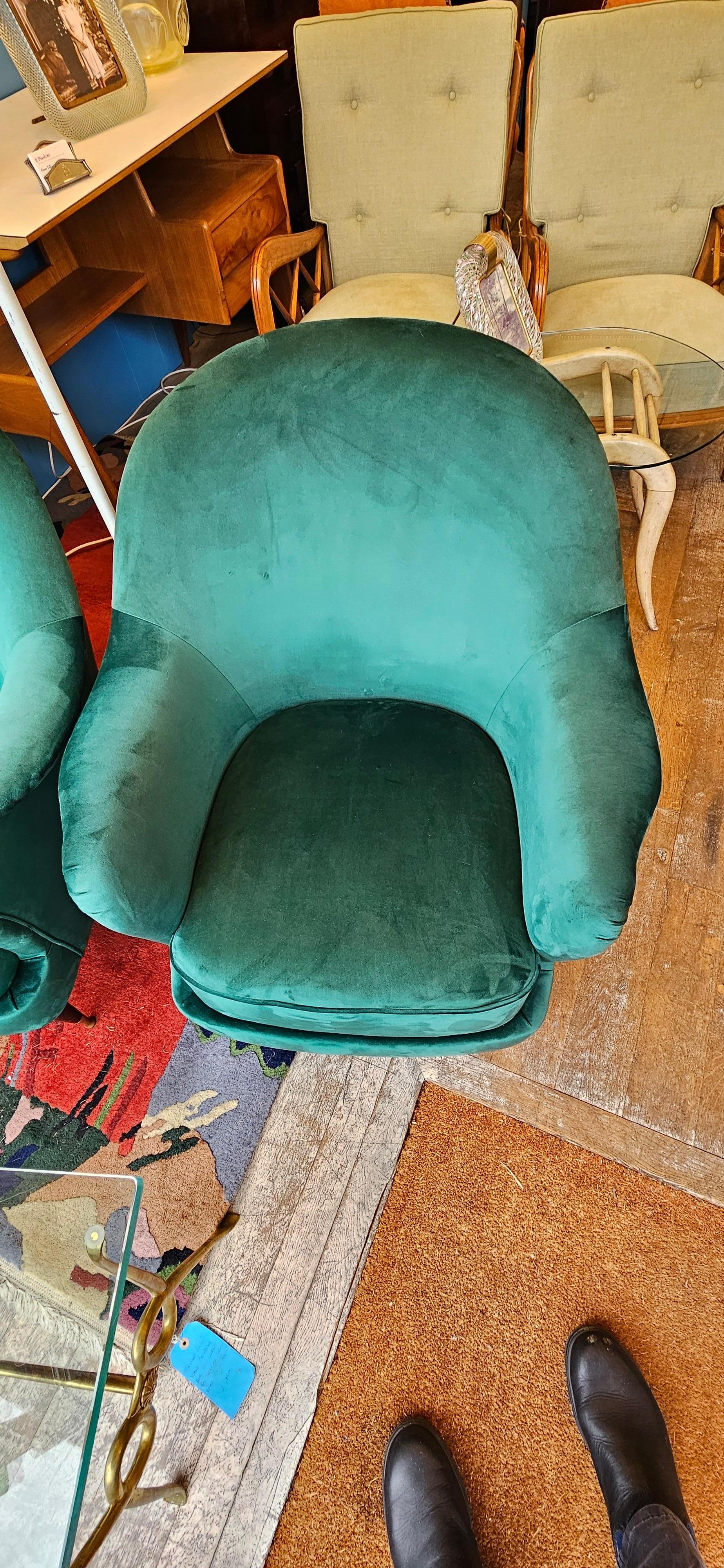 Ico Parisi pair of armchairs In Excellent Condition For Sale In London, GB