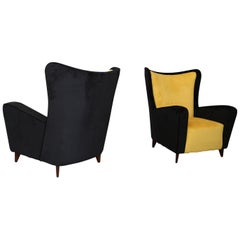 Ico Parisi Pair of Rare Armchairs