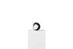 Ico Parisi Palpebra Matt Black Table Lamp by Cassina