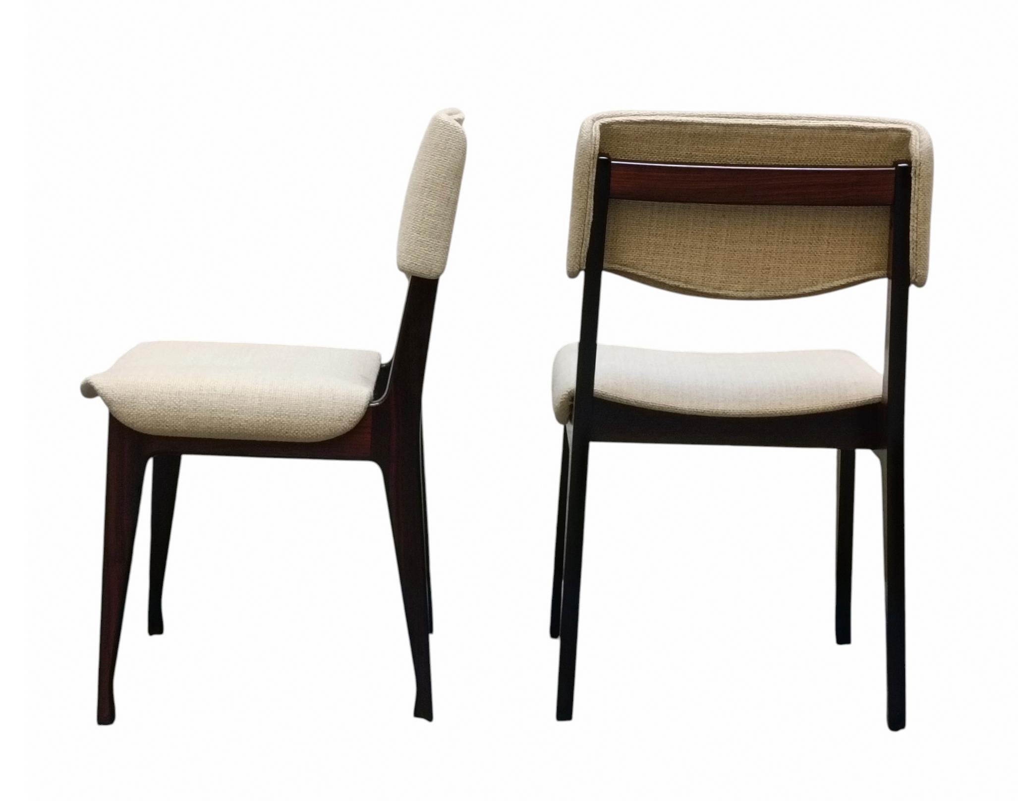 Ico Parisi für MIM Roma Coppia di Sedie da Pranzo, Italien 1960er Jahre im Zustand „Gut“ im Angebot in Naples, IT