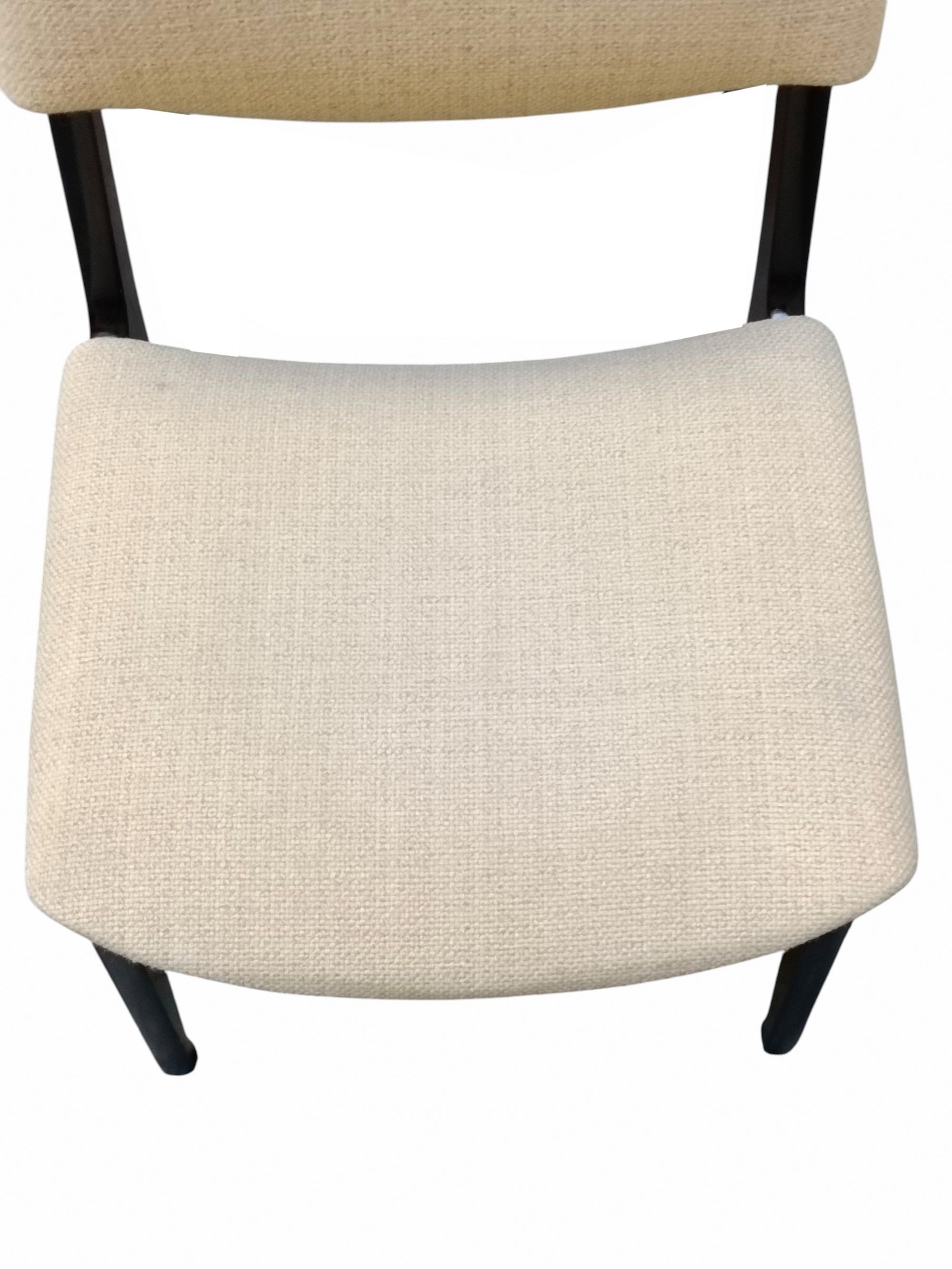 Ico Parisi für MIM Roma Coppia di Sedie da Pranzo, Italien 1960er Jahre (Stoff) im Angebot