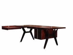 Ico Parisi für MIM Rom 'Tolomeo' Chefschreibtisch, Italien 1960er Jahre