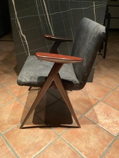 ICO PARISI - armchair with arm rest - Made in Italy 1950s