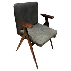 ICO PARISI - armchair with arm rest - Made in Italy 1950s