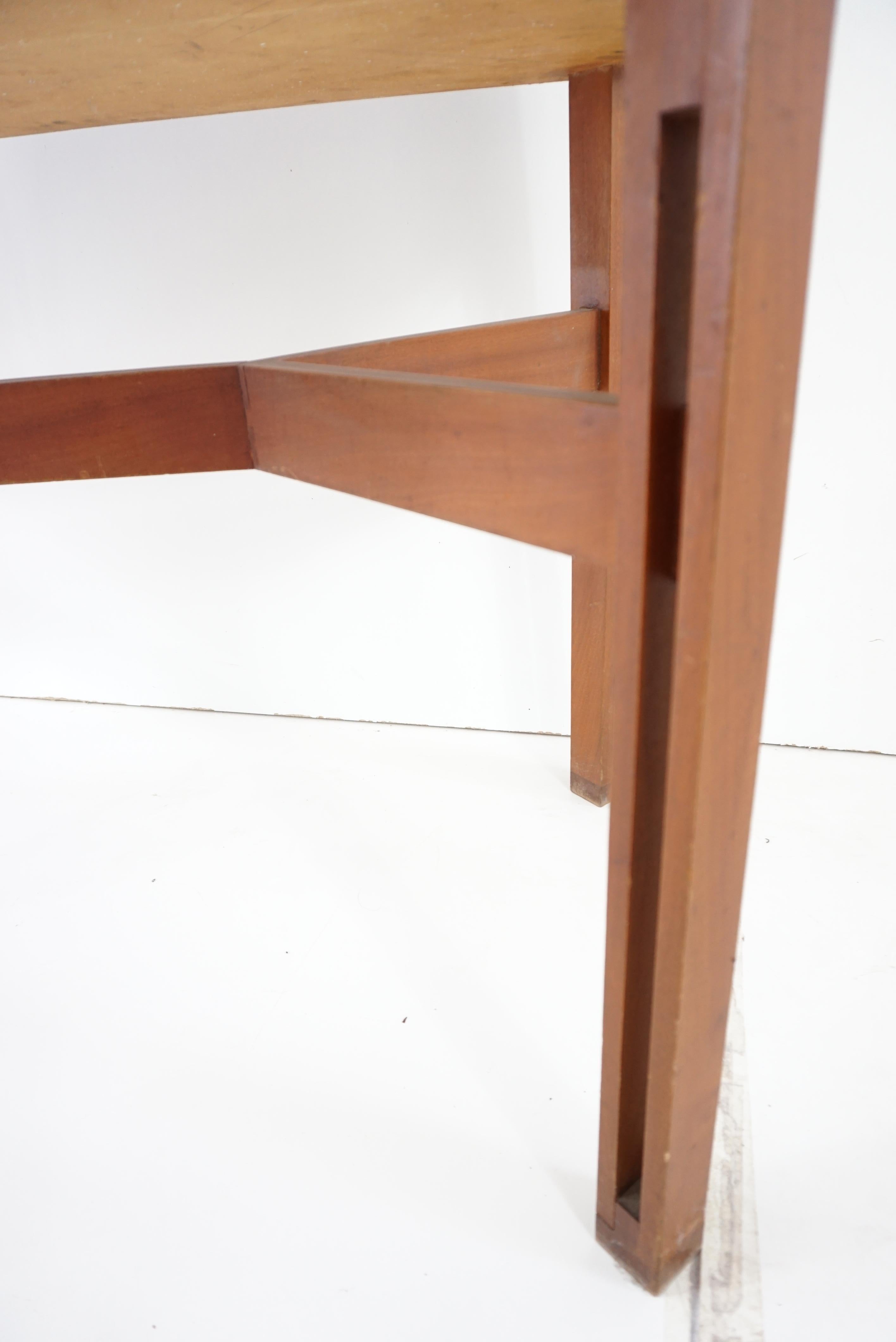 Ico Parisi Rara grande scrivania in Wood e laminato con specchio, Hotel Lorena, 1959.60 in vendita 4