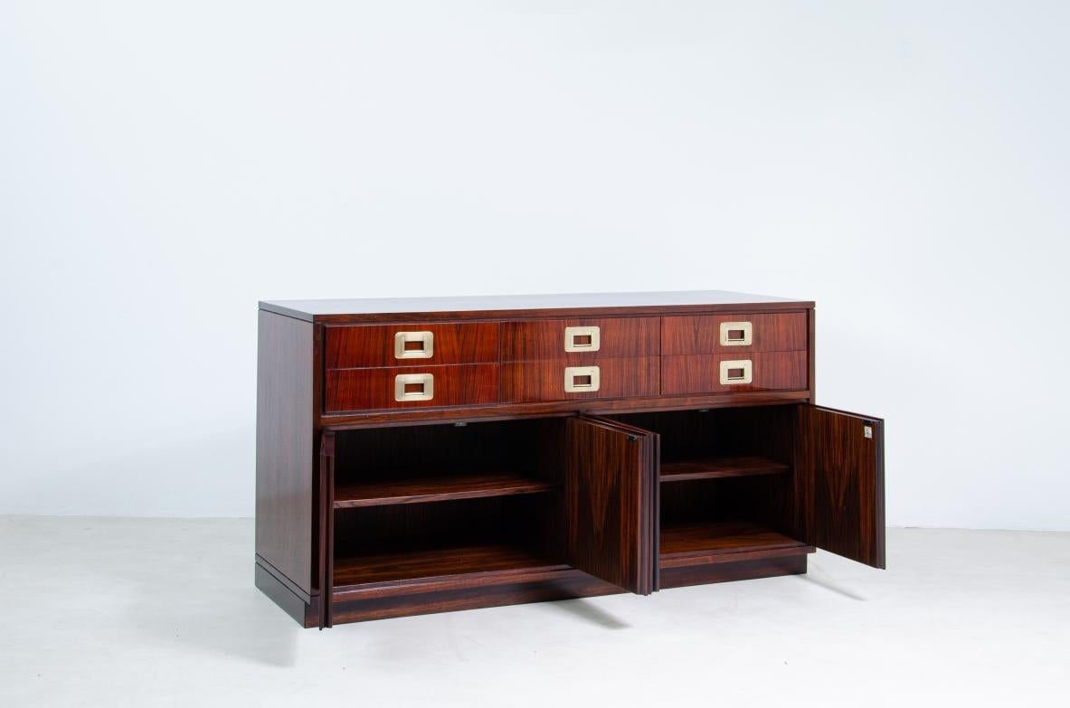 Mid-Century Modern Ico Parisi Rare Rosewood Cabinet For Sale