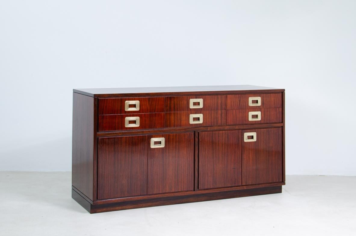 Italian Ico Parisi Rare Rosewood Cabinet For Sale