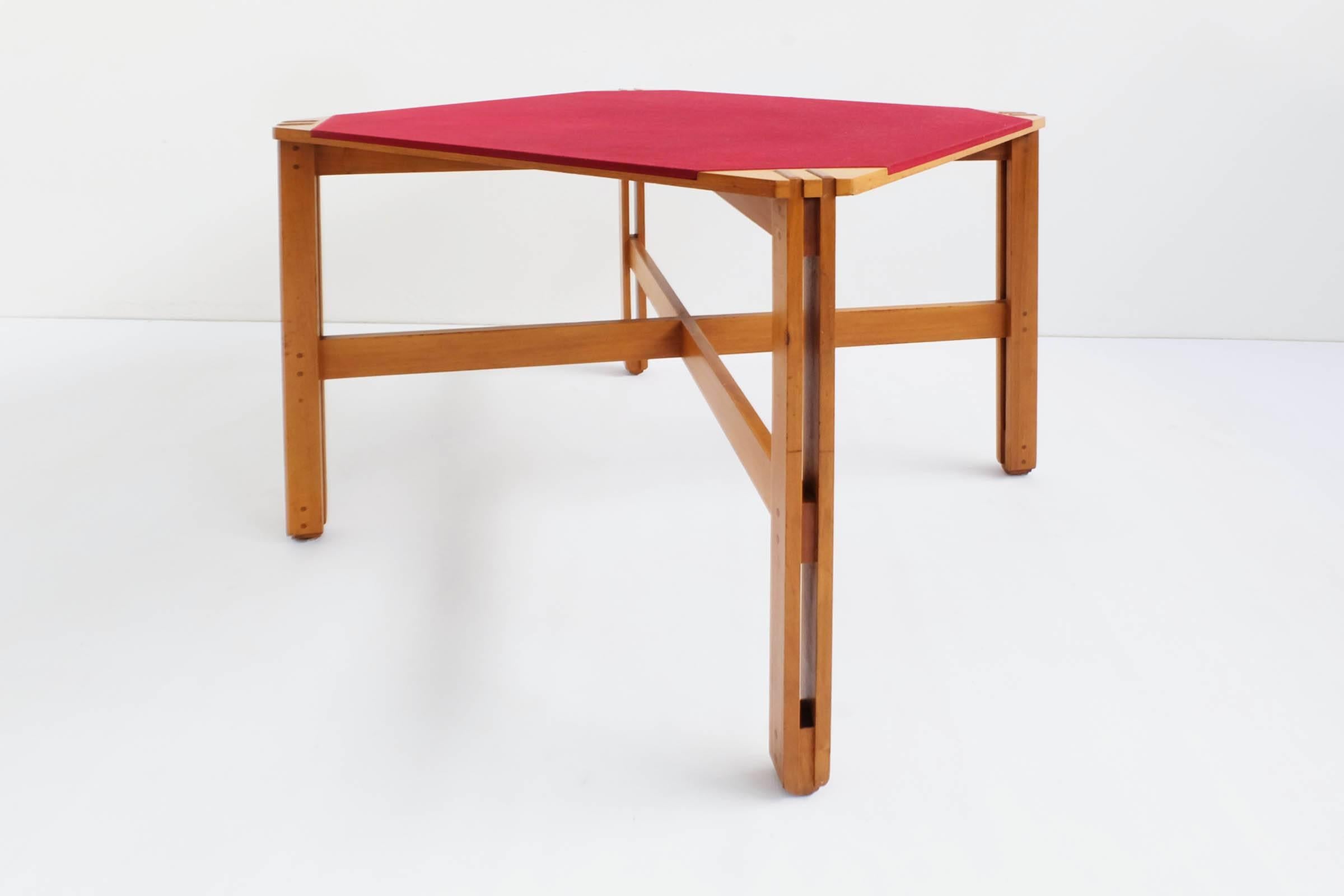 Mid-Century Modern Ico Parisi Rare Square Table Mod. 753/2, Italy, 1962