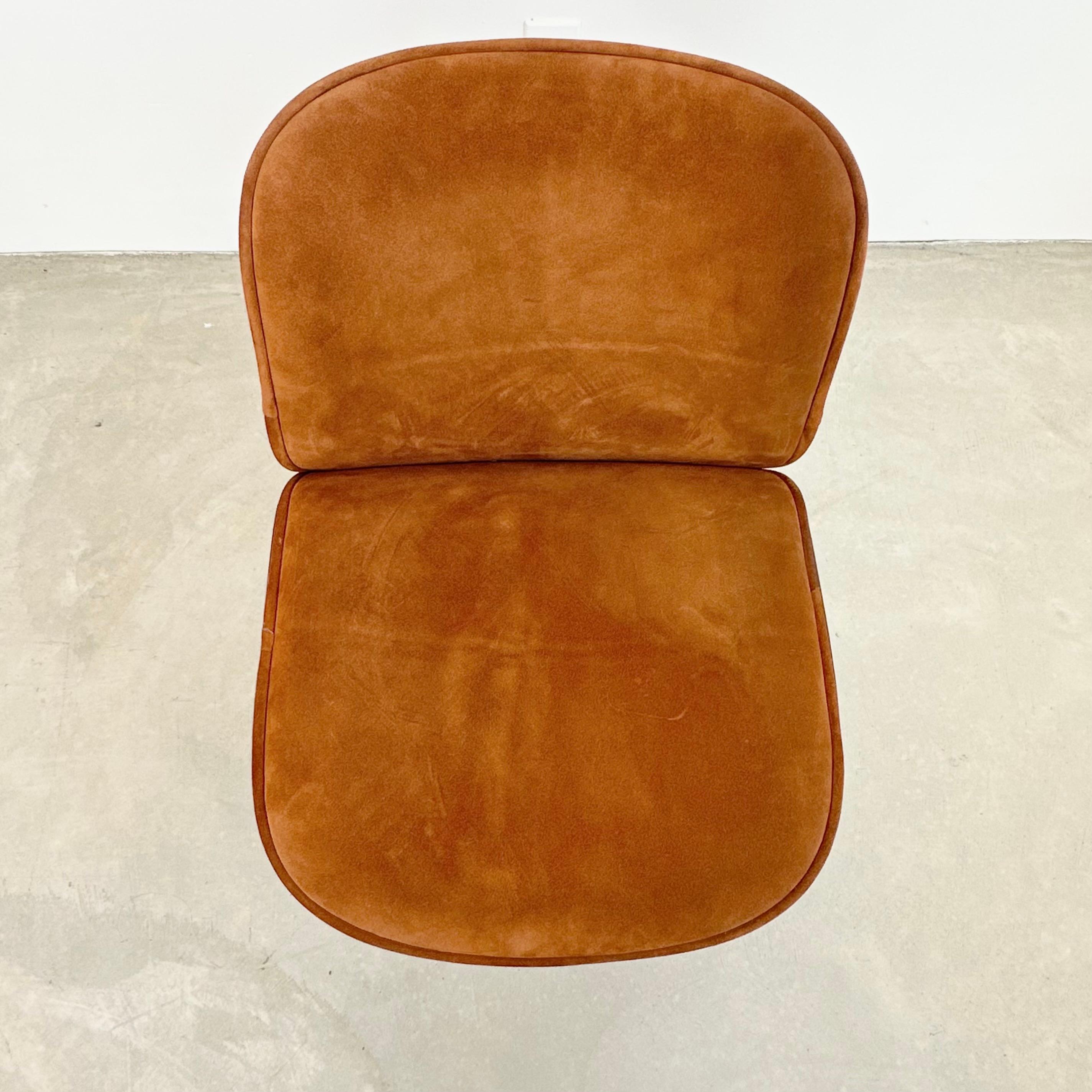 Silla de escritorio Ico Parisi de palisandro y ante, años 50 Italia 6