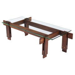 Ico Parisi Rosewood Coffee Table, Italy 1950's