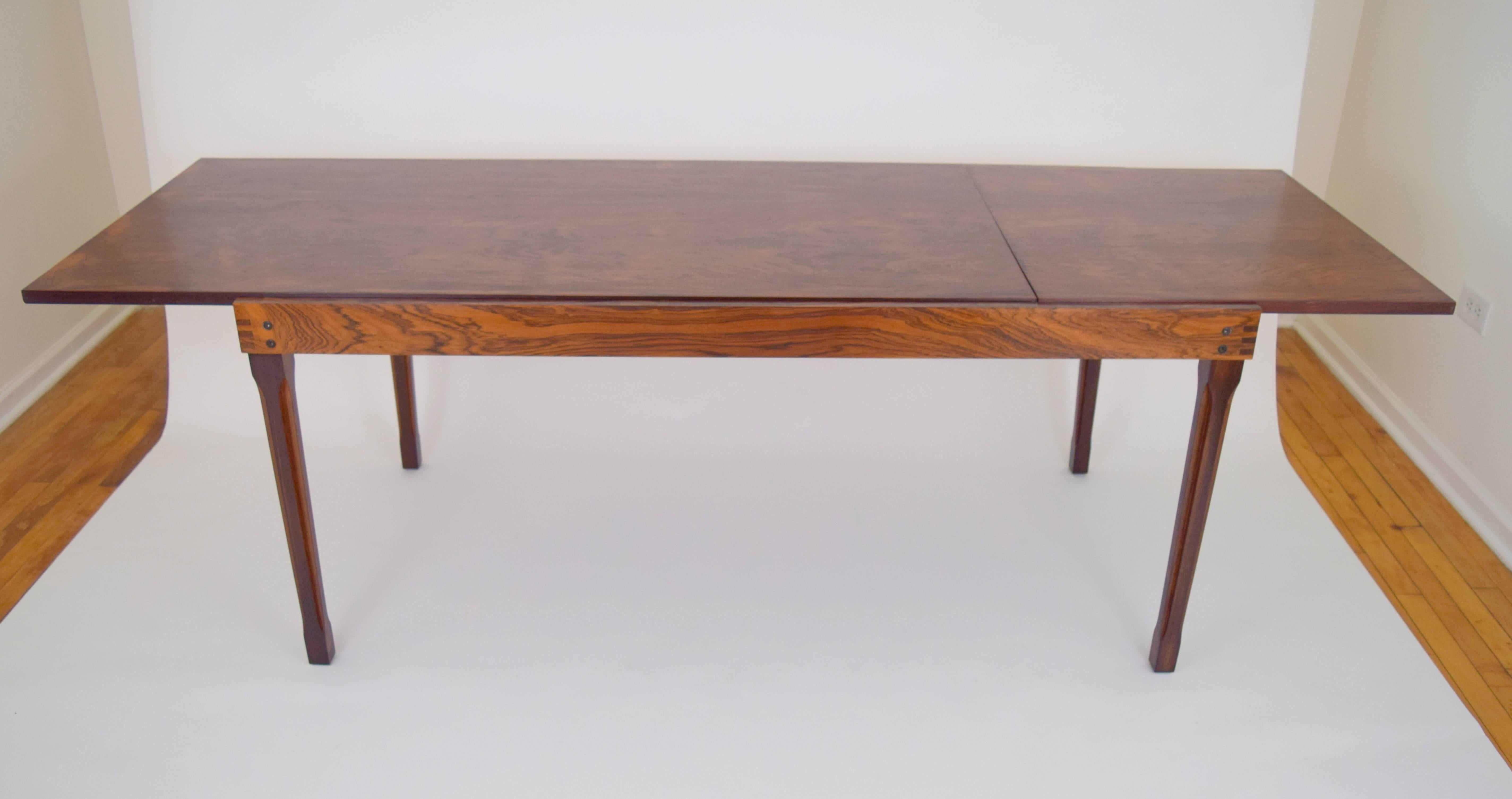 Mid-20th Century Ico Parisi Rosewood Expanding Dining Table for MIM For Sale
