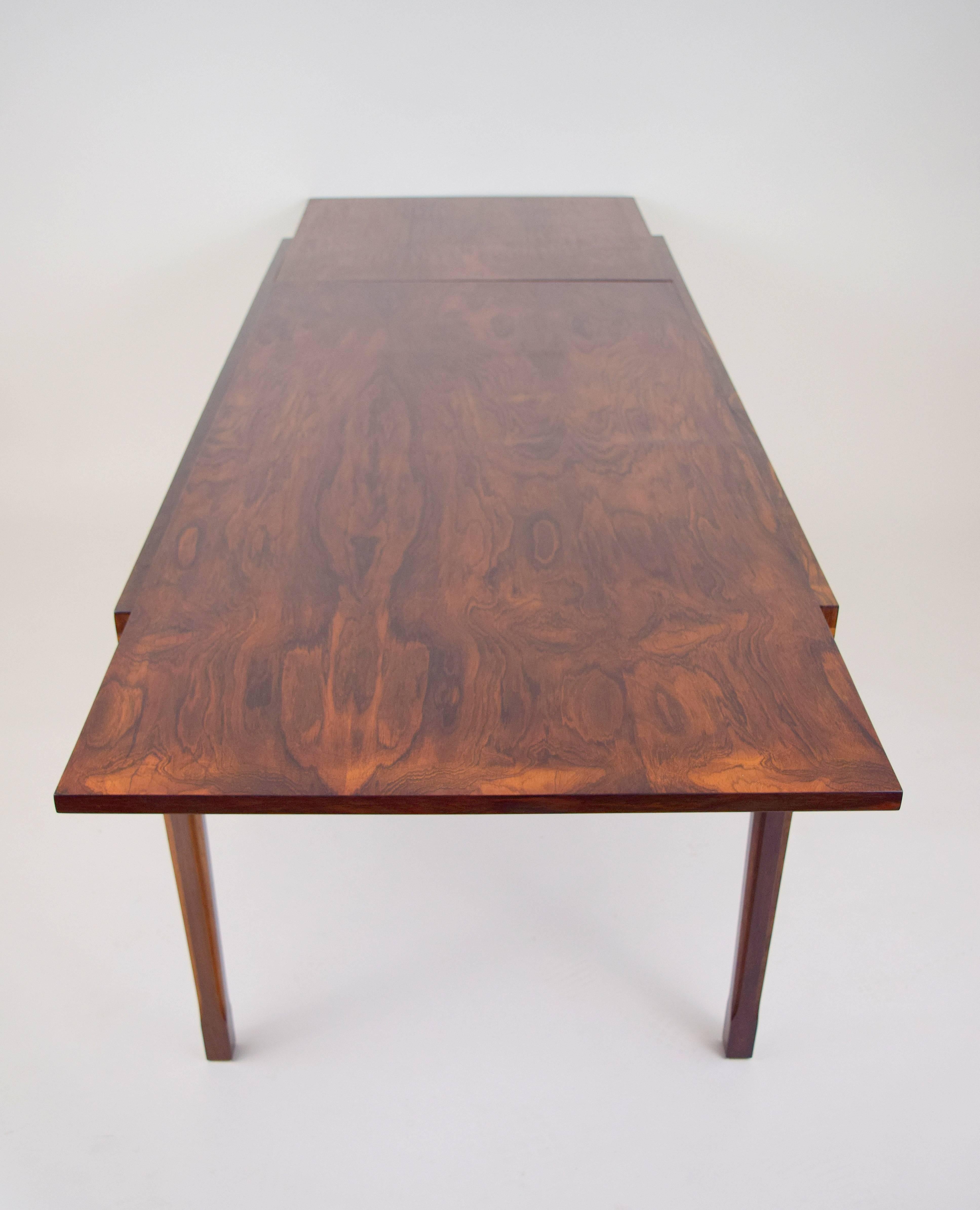 Ico Parisi Rosewood Expanding Dining Table for MIM For Sale 1