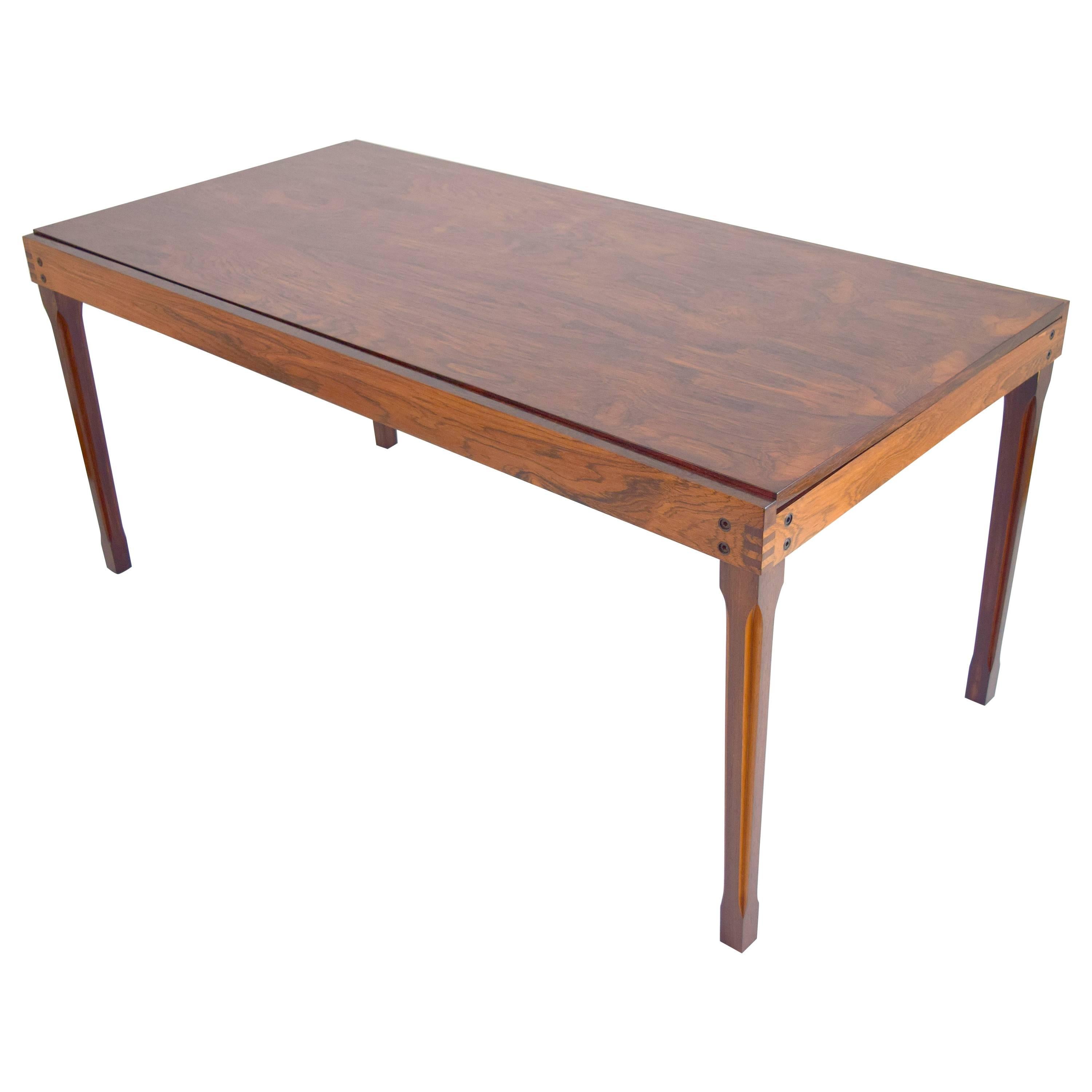Ico Parisi Rosewood Expanding Dining Table for MIM For Sale