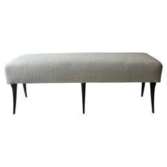 Ico Parisi Sculptural Ebonized Bench circa 1950