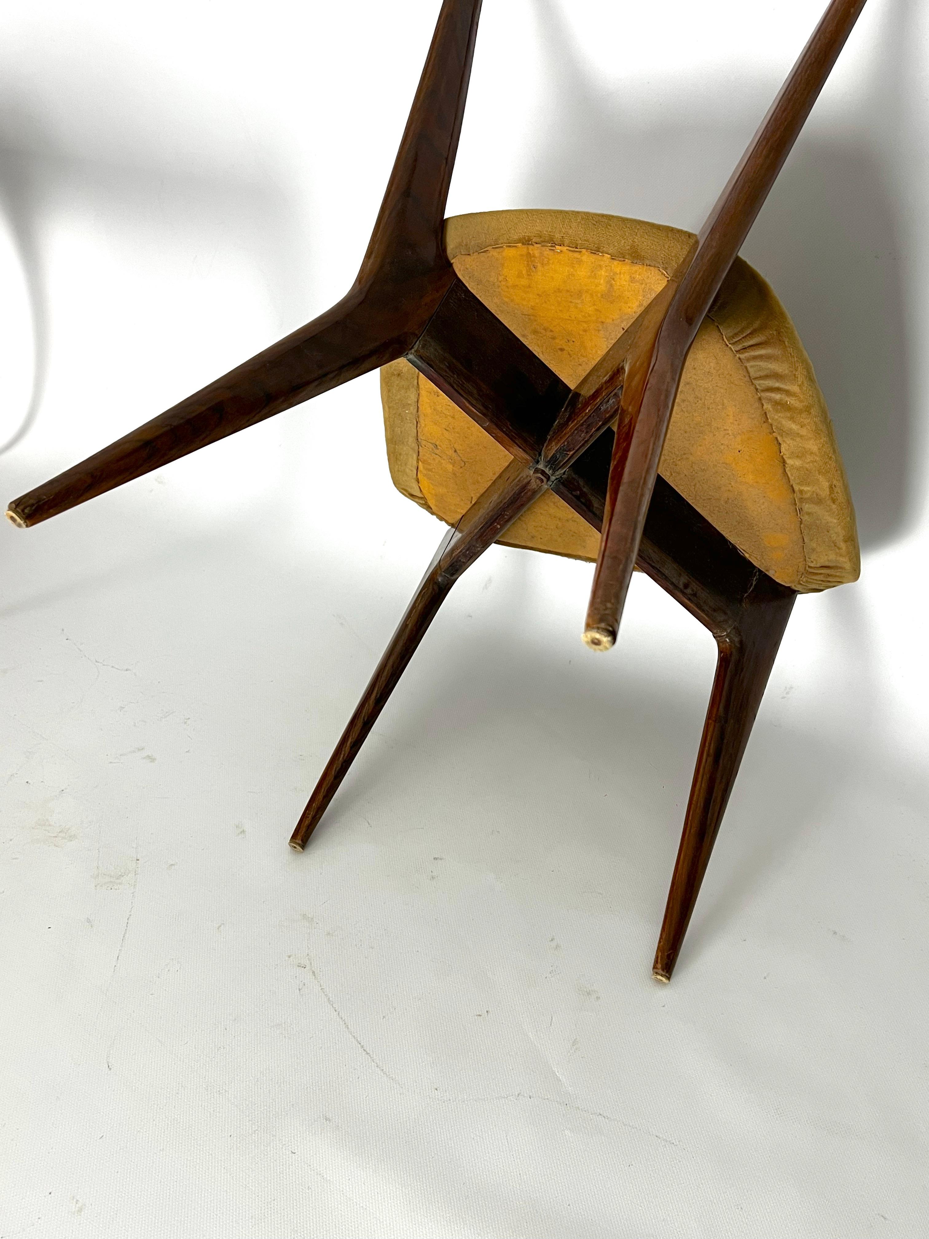 Ico Parisi, set of five Butterfly chairs for Ariberto Colombo. Italy 1950s For Sale 2