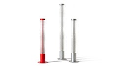 Ico Parisi Set of Three Iride Floor Lamp by Cassina, Aluminium