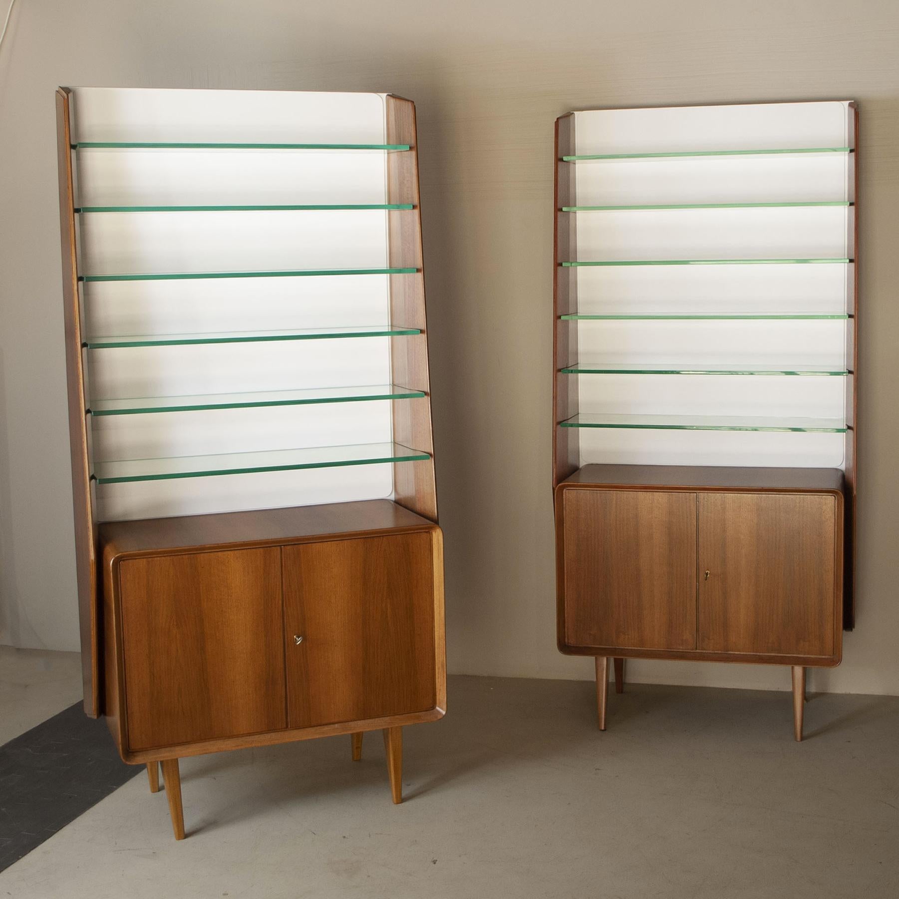 Mid-20th Century Ico Parisi set of two cabinet of 60’s. For Sale