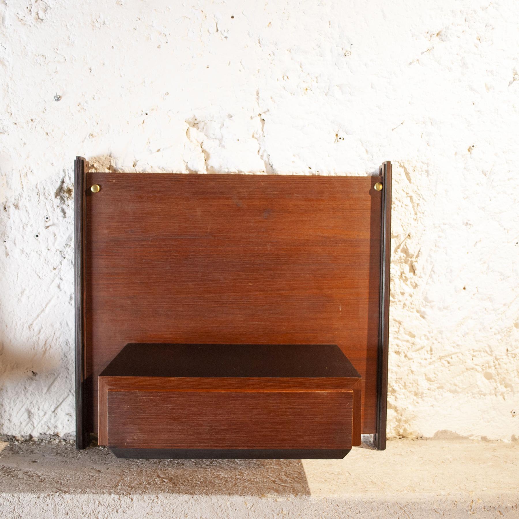 Teak Ico Parisi Set of Two Night Stands Late Sixties For Sale