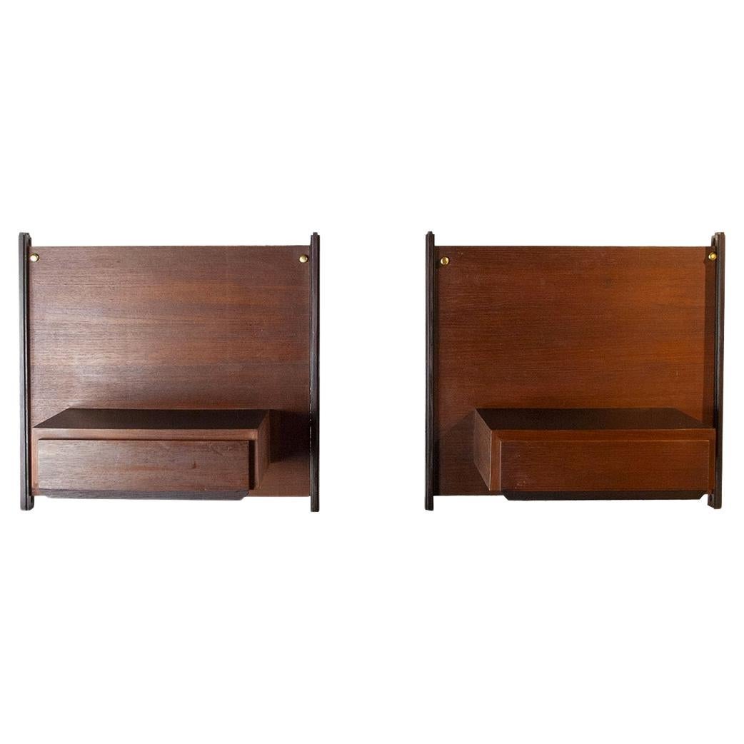 Ico Parisi Set of Two Night Stands Late Sixties For Sale