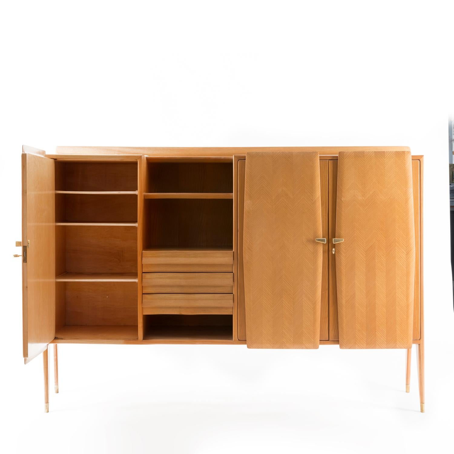 Ico Parisi Style Cupboard from the 1950 in Ashwood 1