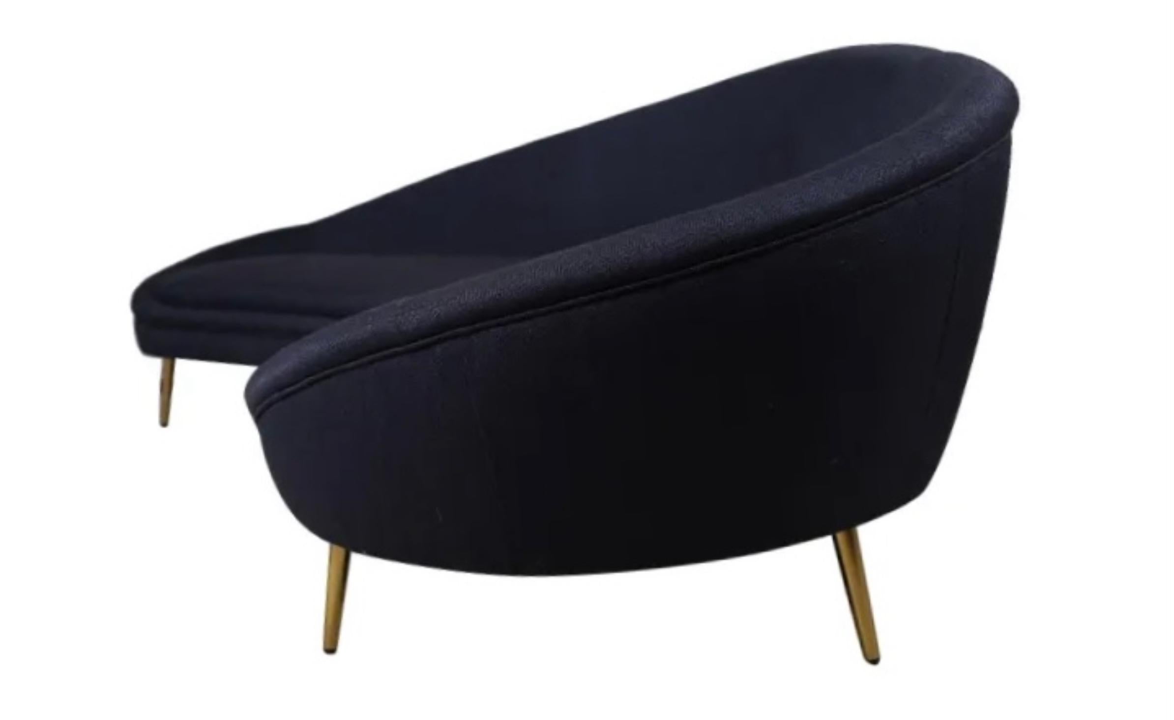 Mid-Century Modern Ico Parisi Style Freeform Sofa For Sale