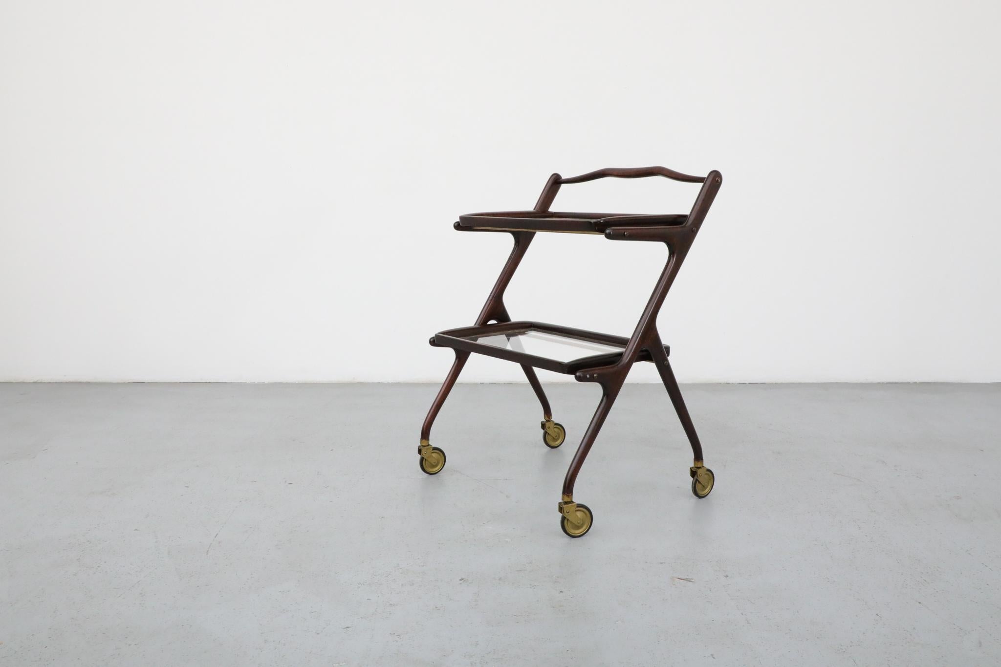 Carrito de bar o carrito de té italiano estilo Ico Parisi de Cesare Lacca en venta 8