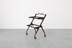 Ico Parisi Style Italian Bar Cart or Tea Trolley by Cesare Lacca