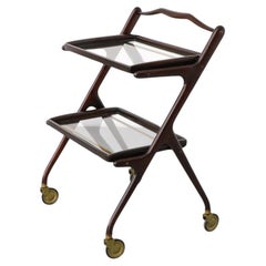 Ico Parisi Style Italian Bar Cart or Tea Trolley by Cesare Lacca