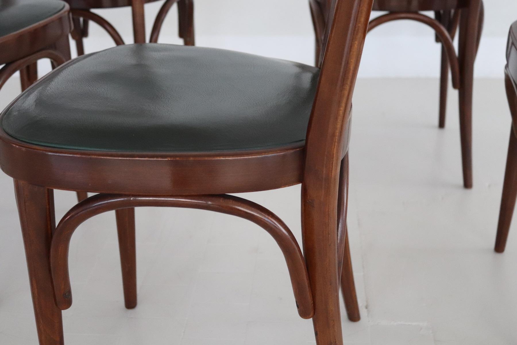 Ico Parisi Style Italian Dining Room Chairs, Set of six For Sale 7