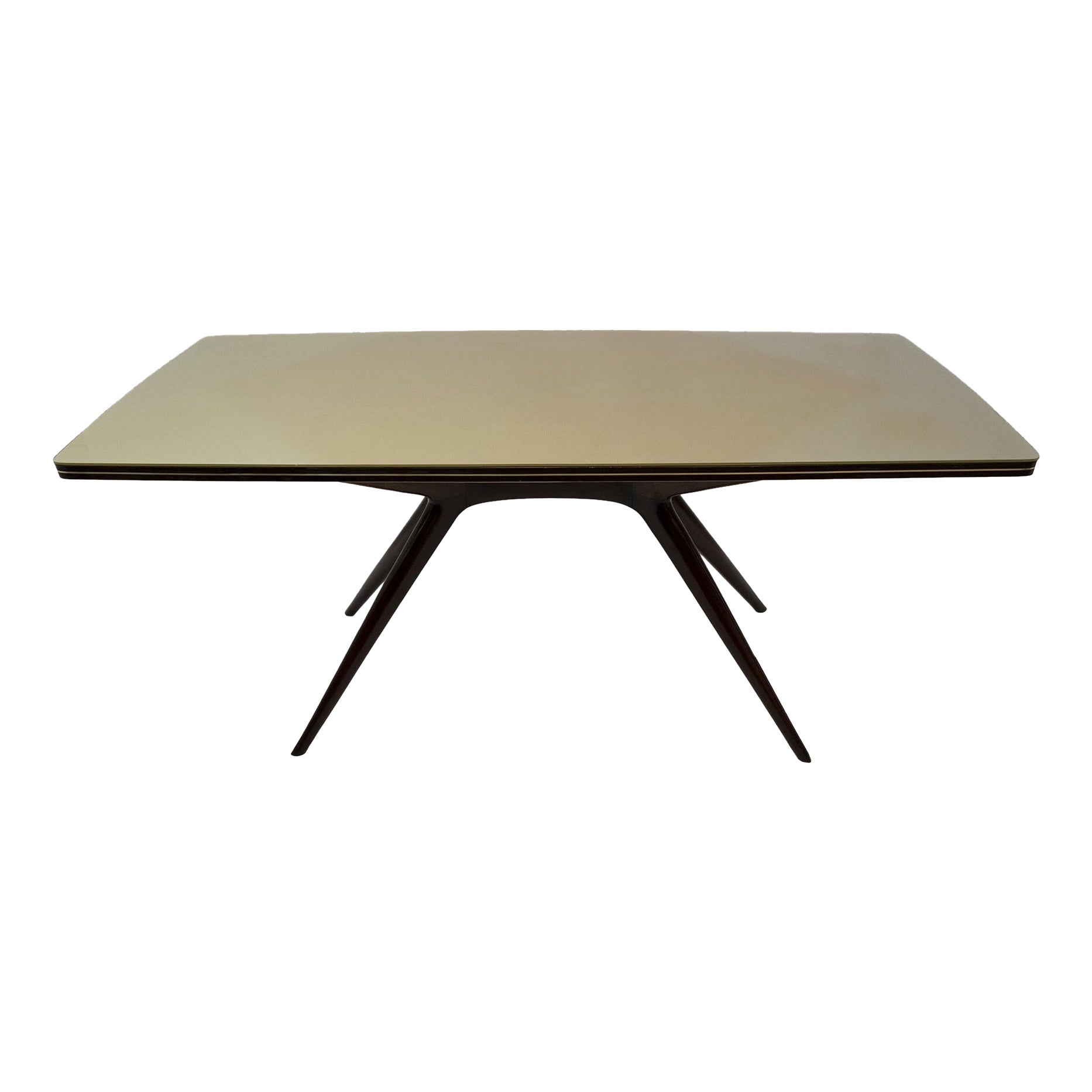 Table de salle à manger italienne de style Ico Parisi Mid-Century Modern, années 1950