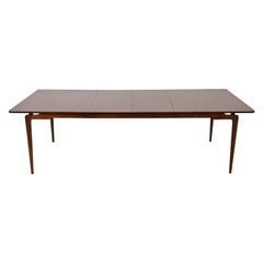 Ico Parisi Style Mid-Century Modern Walnut Dining Table, Newly Refinished