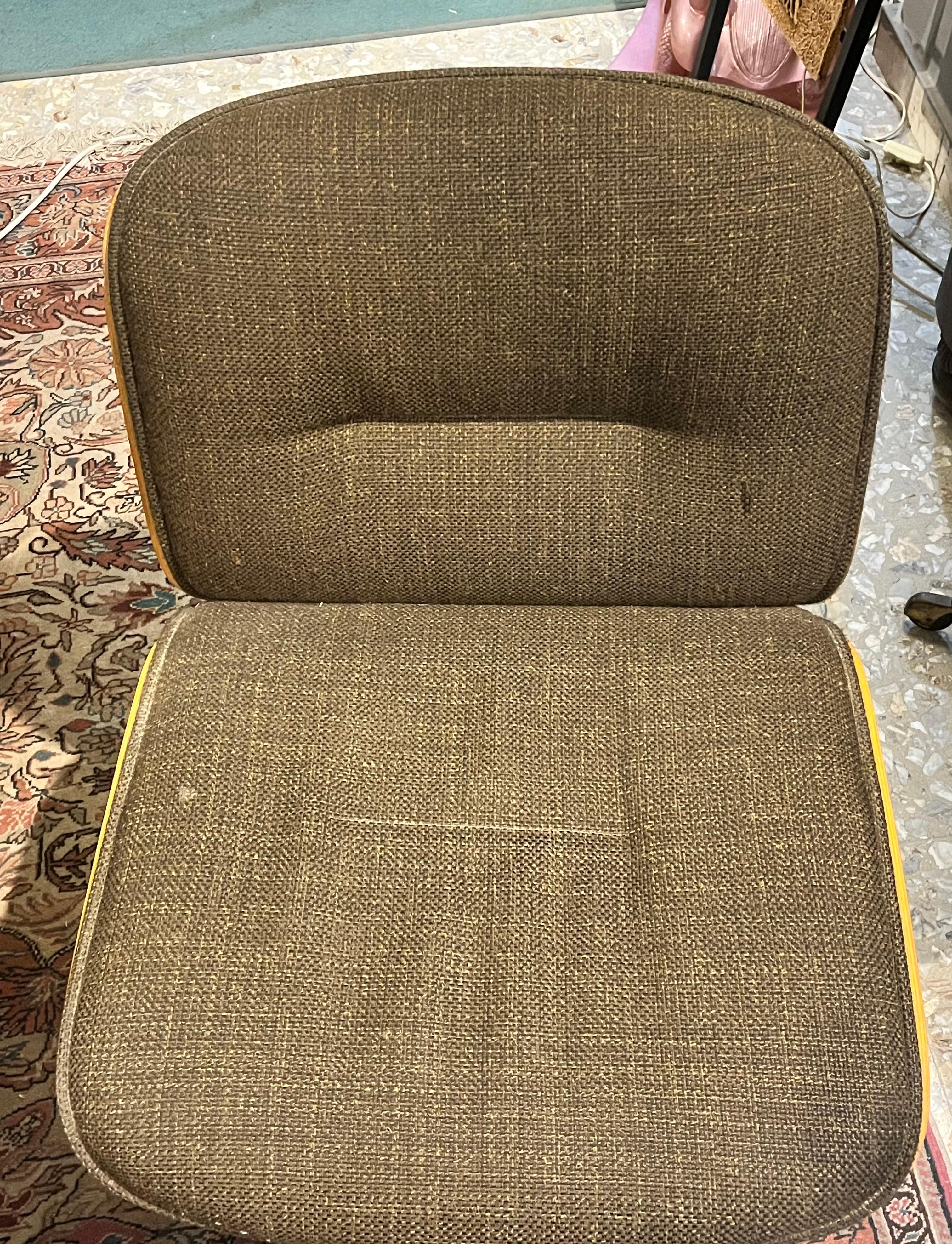 Fauteuil de bureau pivotant Ico Parisi pour Mim Roma dans les années 60 en vente 2