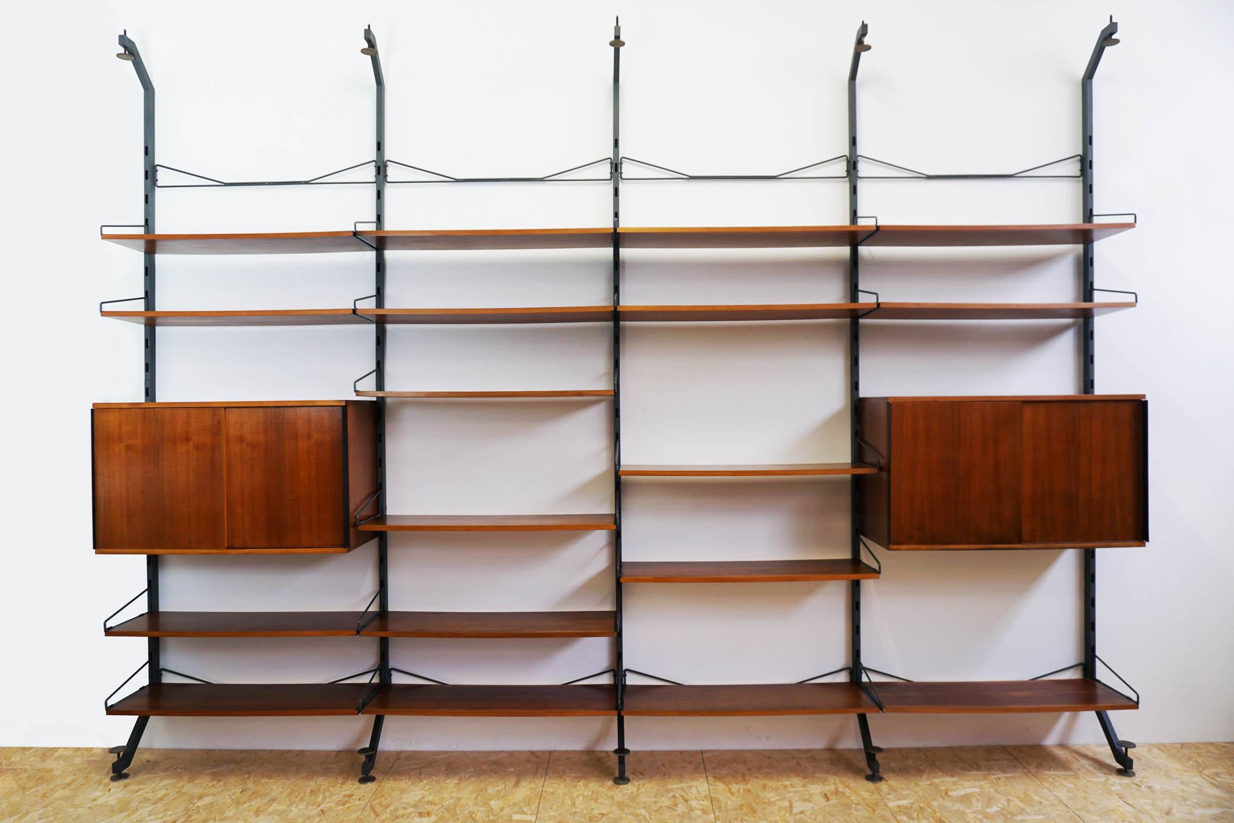 Mid-Century Modern Ico Parisi System Bookcase mod. Urio, MIM Roma 1958