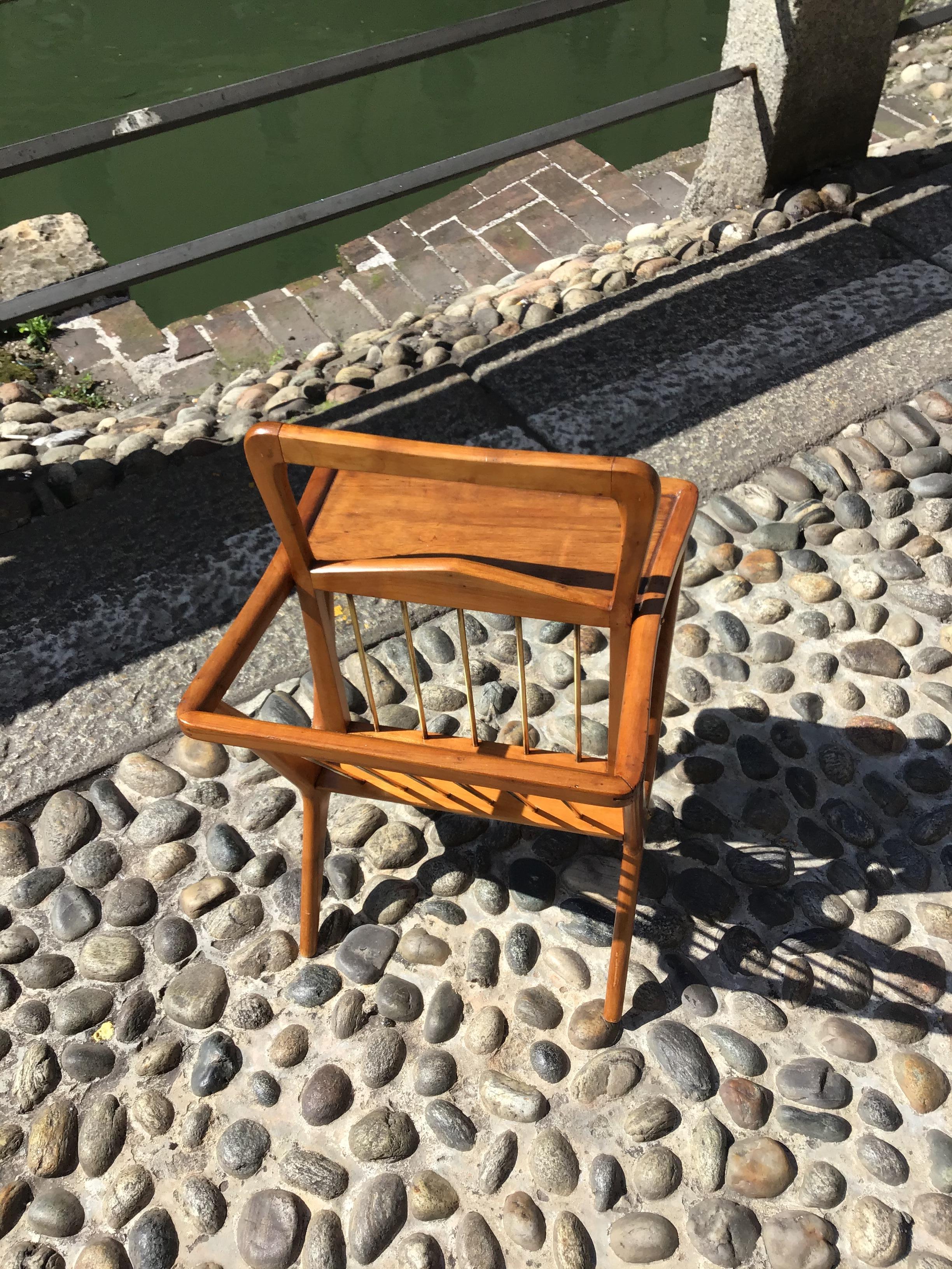 ICO PARISI - coffee table magazine rack - 1950s For Sale 2