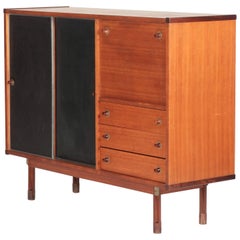 Ico Parisi Teak Highboard Stildomus, 1960s