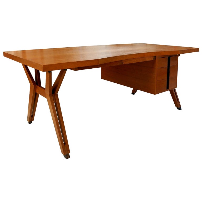 Ico Parisi Terni Executive Desk For Mim Roma Italy 1958 For