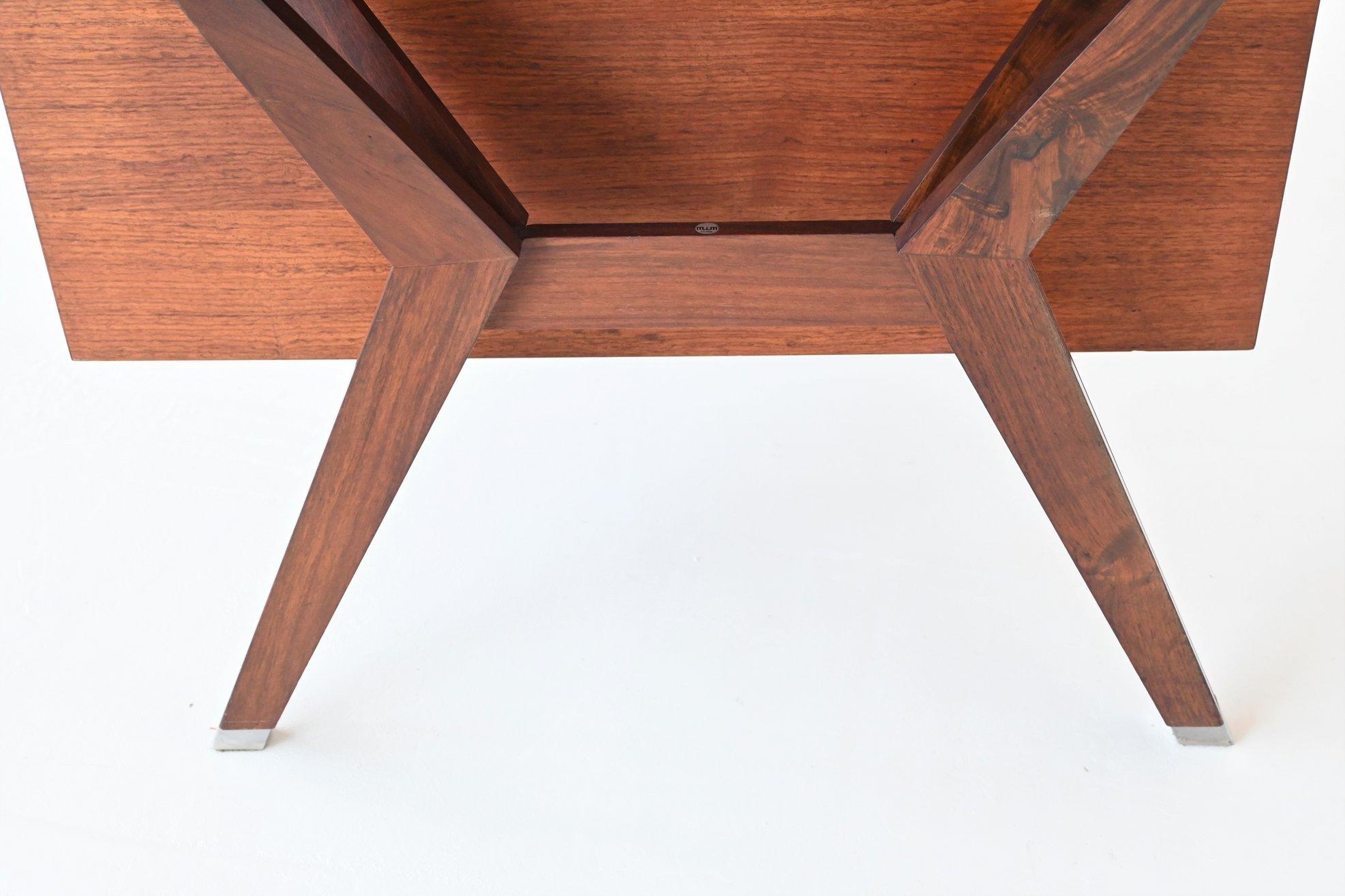 Ico Parisi Terni Executive Desk Rosewood Mim Roma, Italy, 1958 5