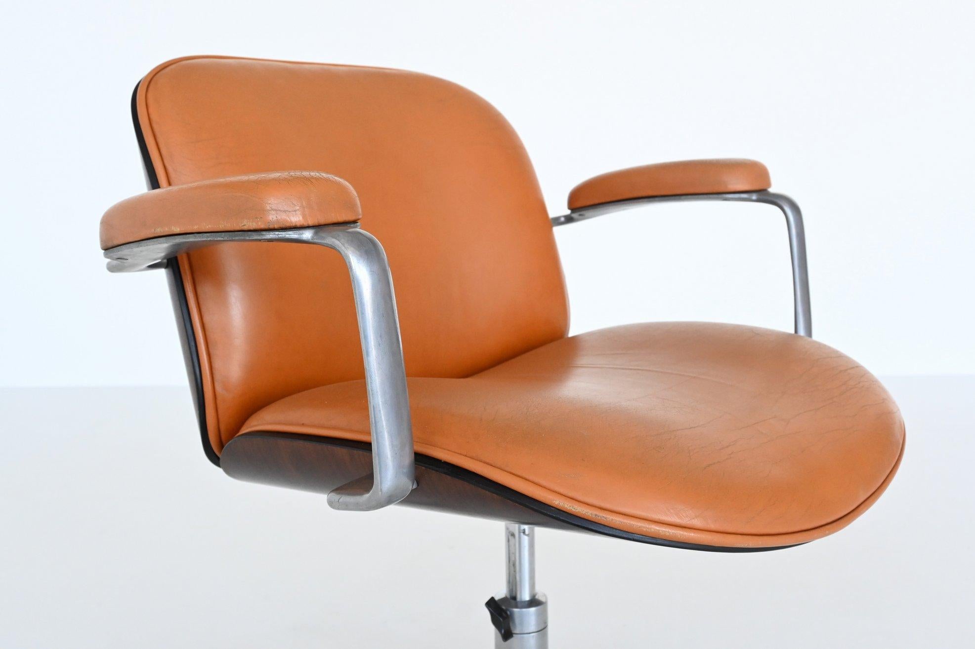 Ico Parisi Terni Swivel Desk Chair MIM Roma, Italy, 1960 1