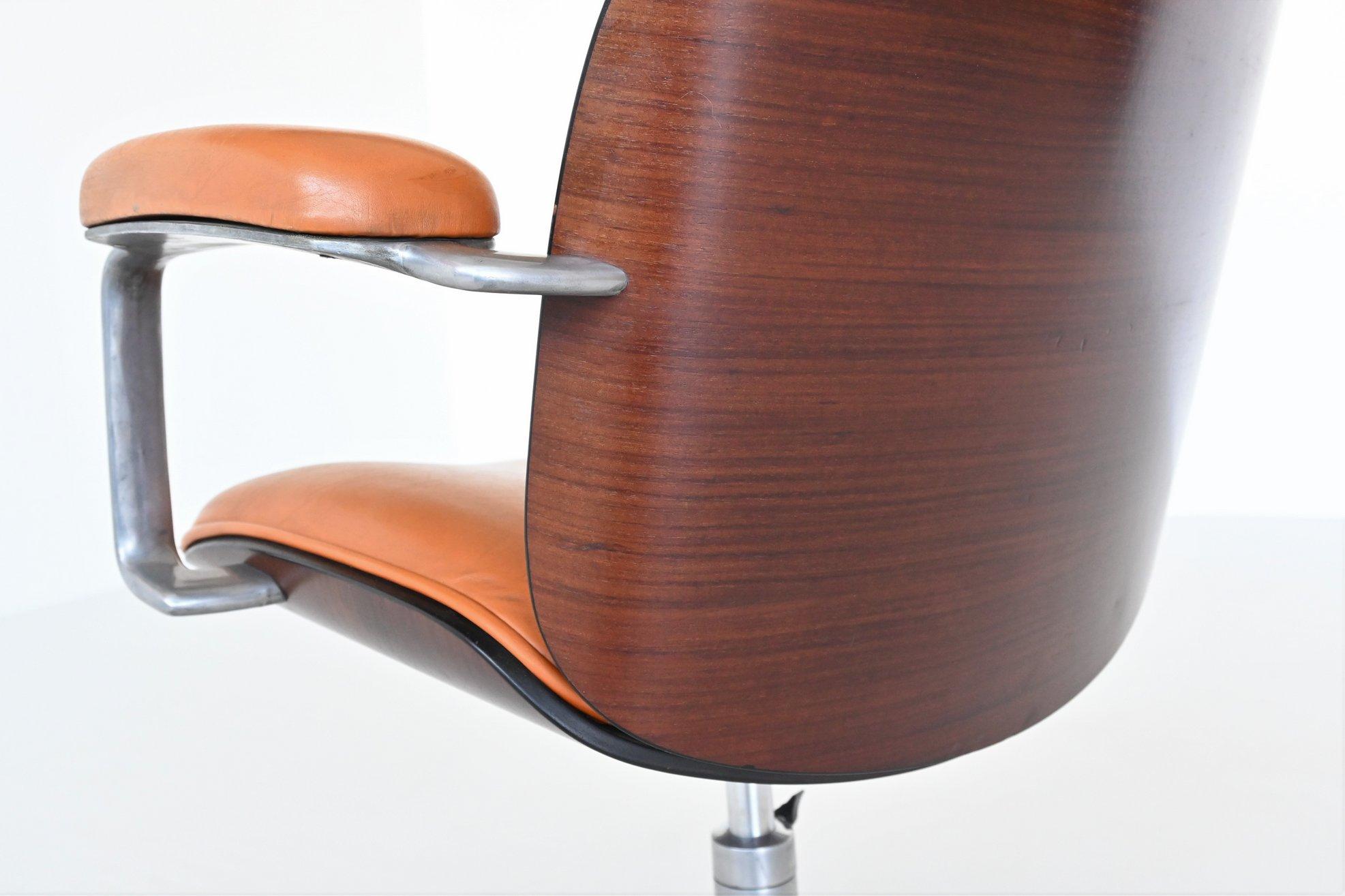 Ico Parisi Terni Swivel Desk Chair MIM Roma, Italy, 1960 2