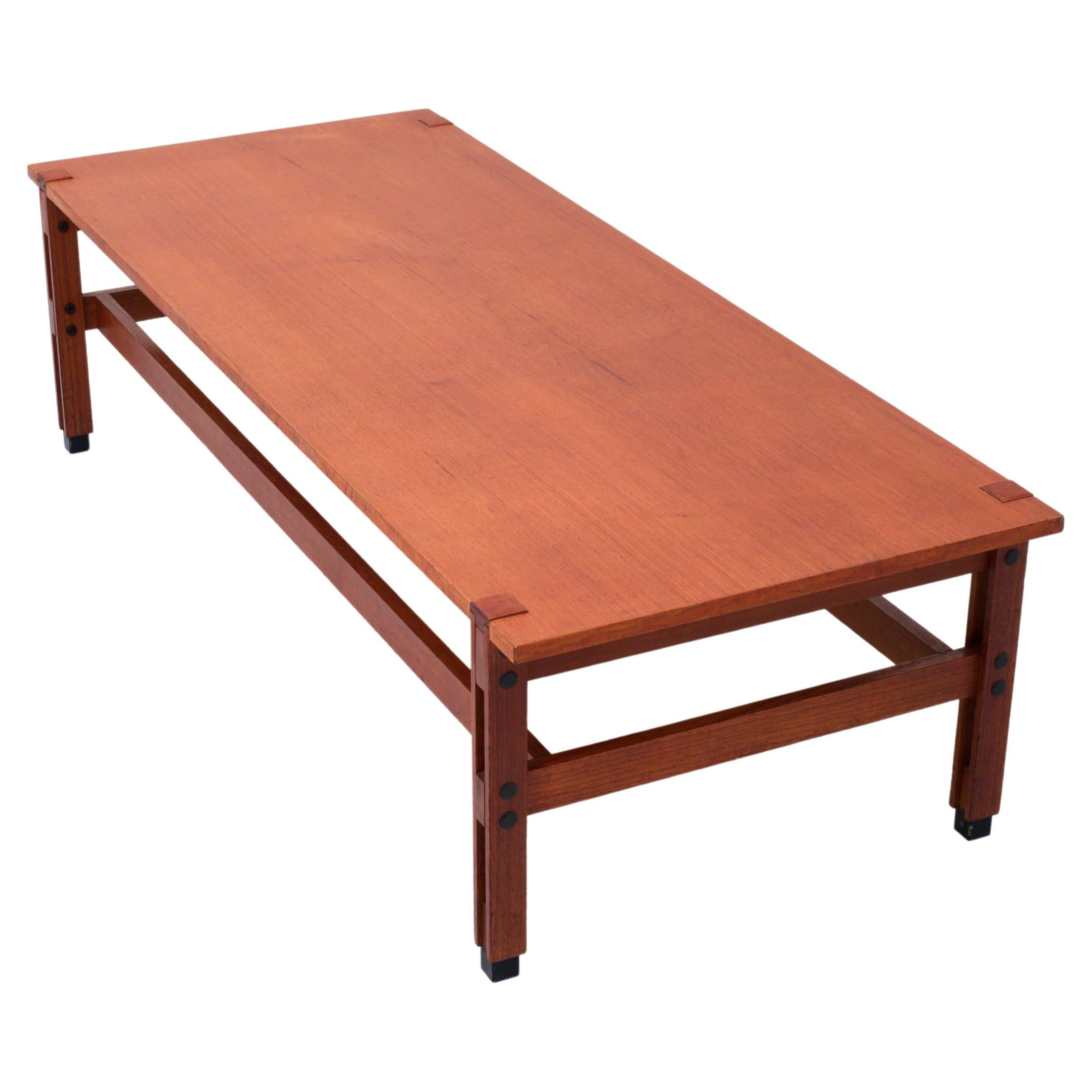 Architectural coffee table by Ico Parisi for MIM Roma called the 'Tivoli Coffee Table