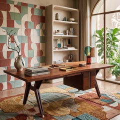 Ico Parisi Tolomeo Executive Desk for MIM Rome, 1960s