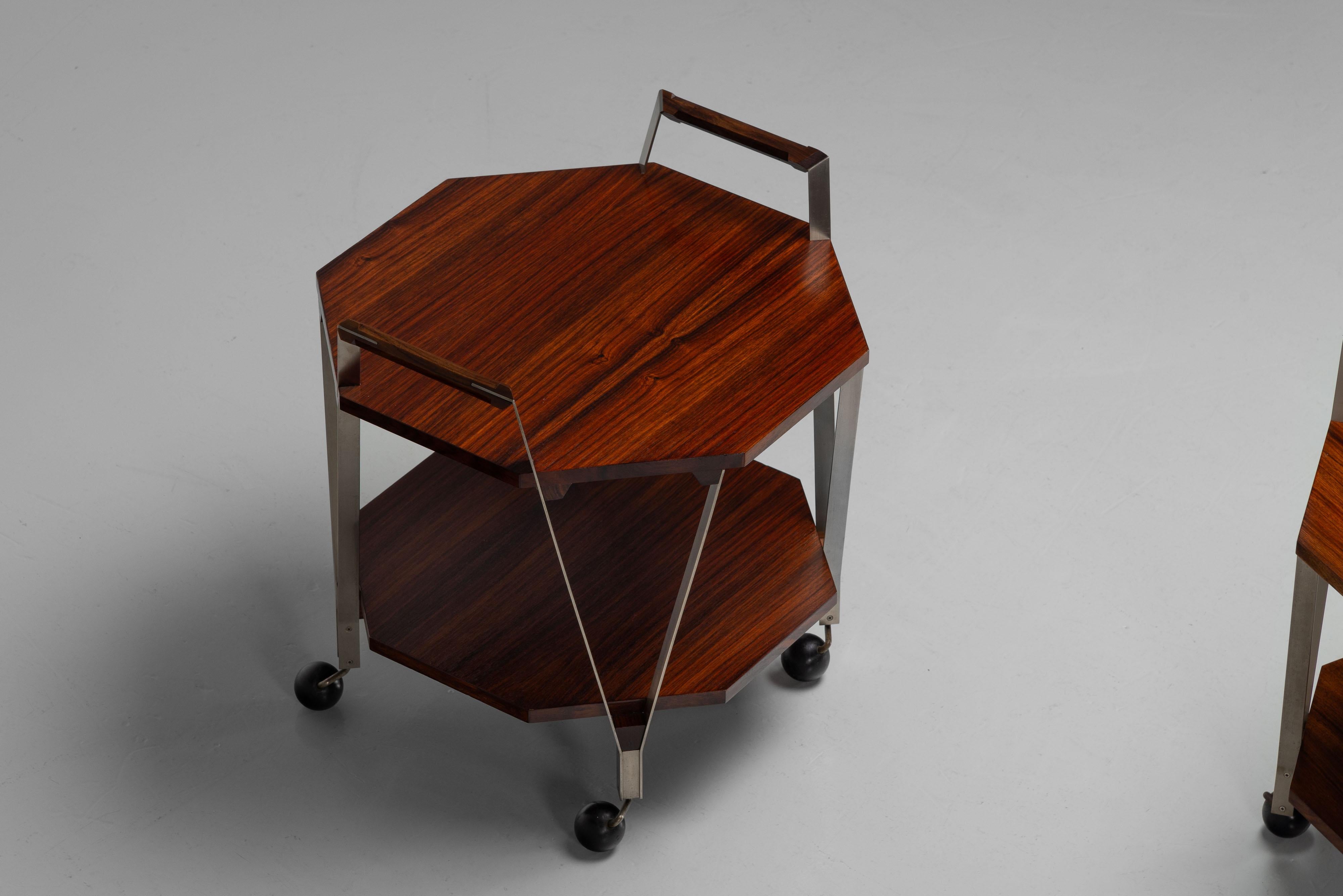 Chariot Ico Parisi modèle 1101 Stildomus Italie 1959 en vente 4