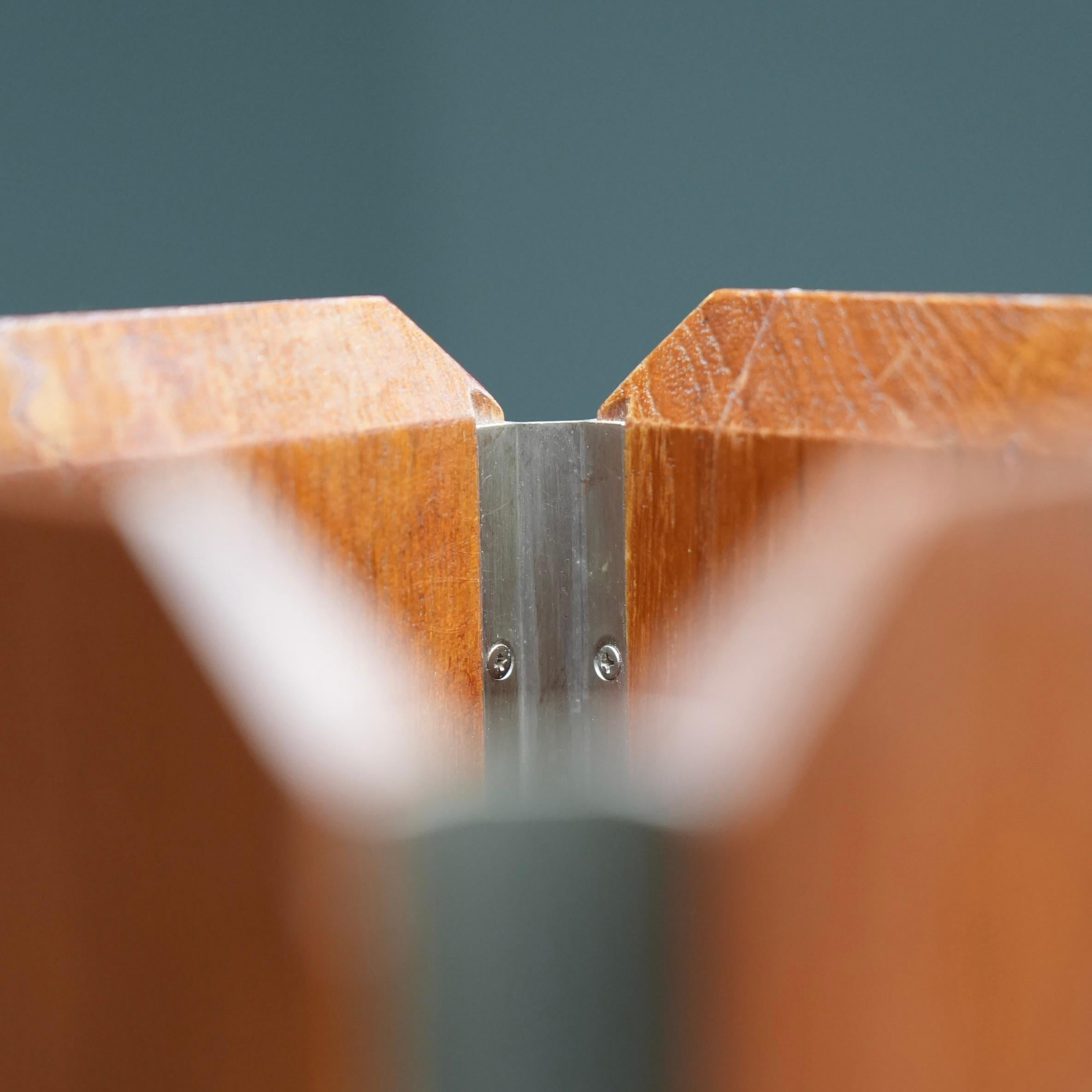 Ico Parisi Umbrella Stand for Stildomus in Walnut and Metal, Italy, 1950's Bon état - En vente à Uithoorn, NL