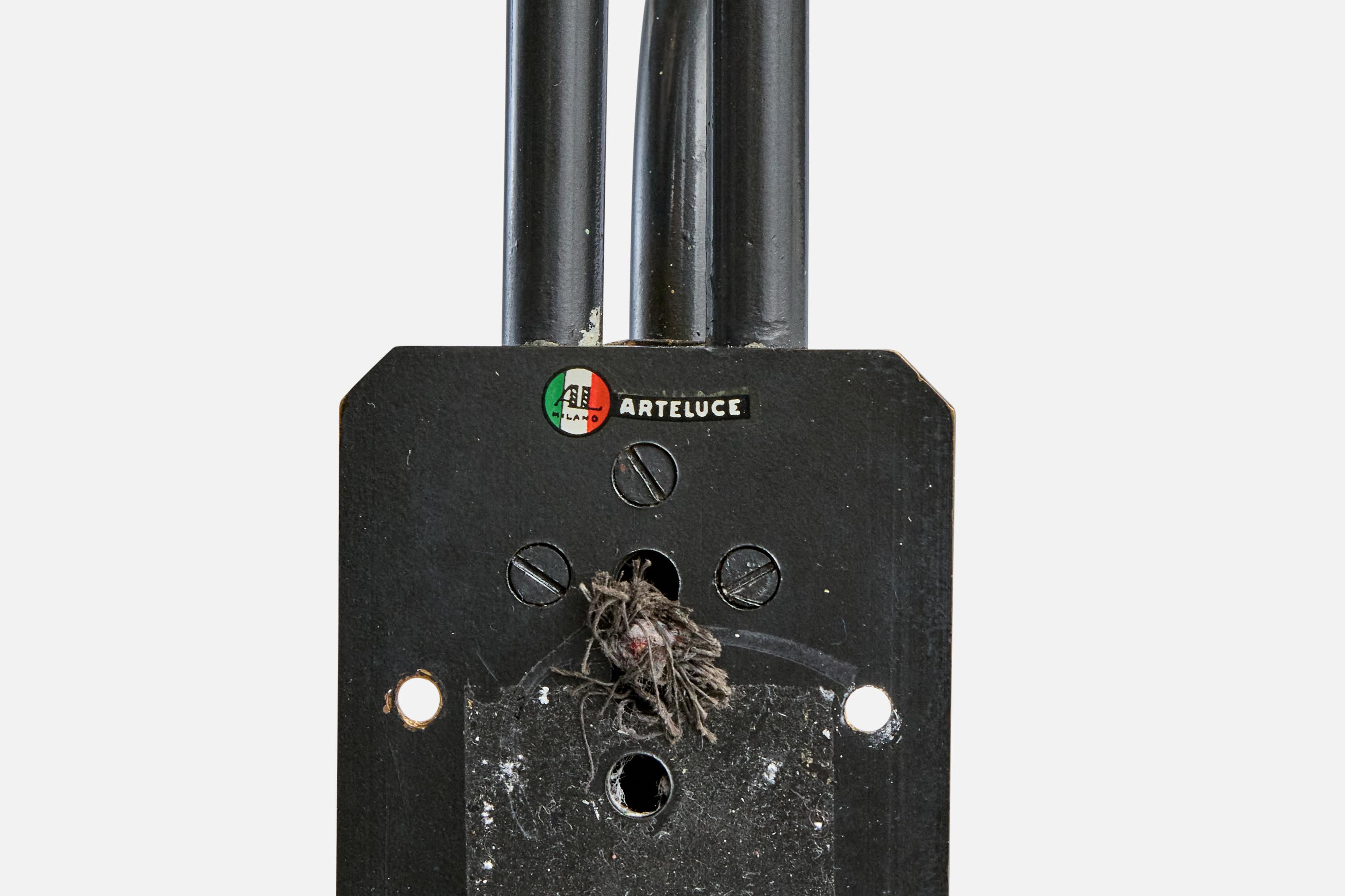 Ico Parisi, Wall Light, Metal, Glass, Italy, 1960s For Sale 2