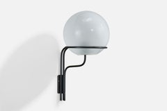 Ico Parisi, Wall Light, Metal, Glass, Italy, 1960s