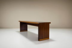 Ico Parisi Wooden Bench for Brugnoli Mobili Cantù, Italy 1974