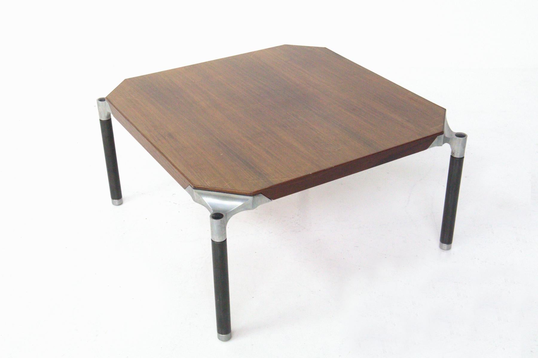 Italian Ico Parisi Wooden Table for Mim Roma, Published For Sale