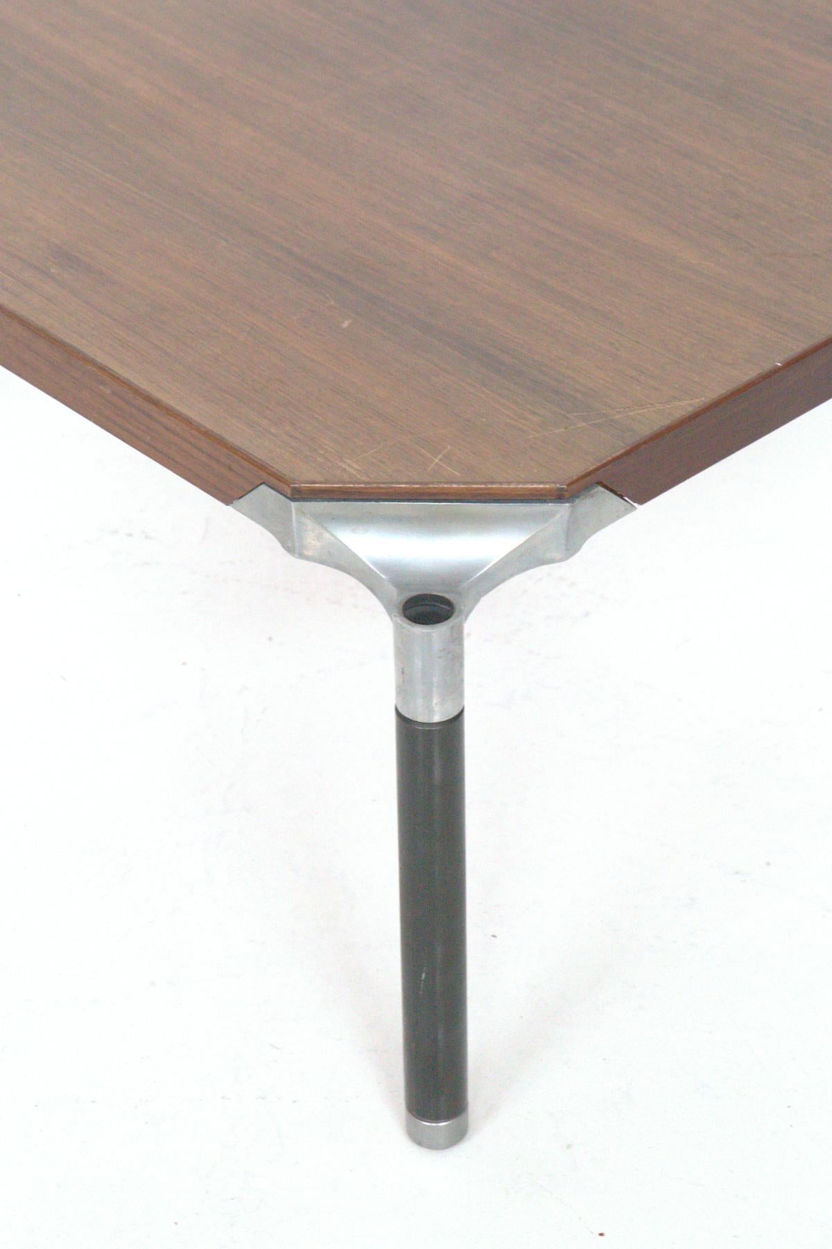 Late 20th Century Ico Parisi Wooden Table for Mim Roma, Published For Sale