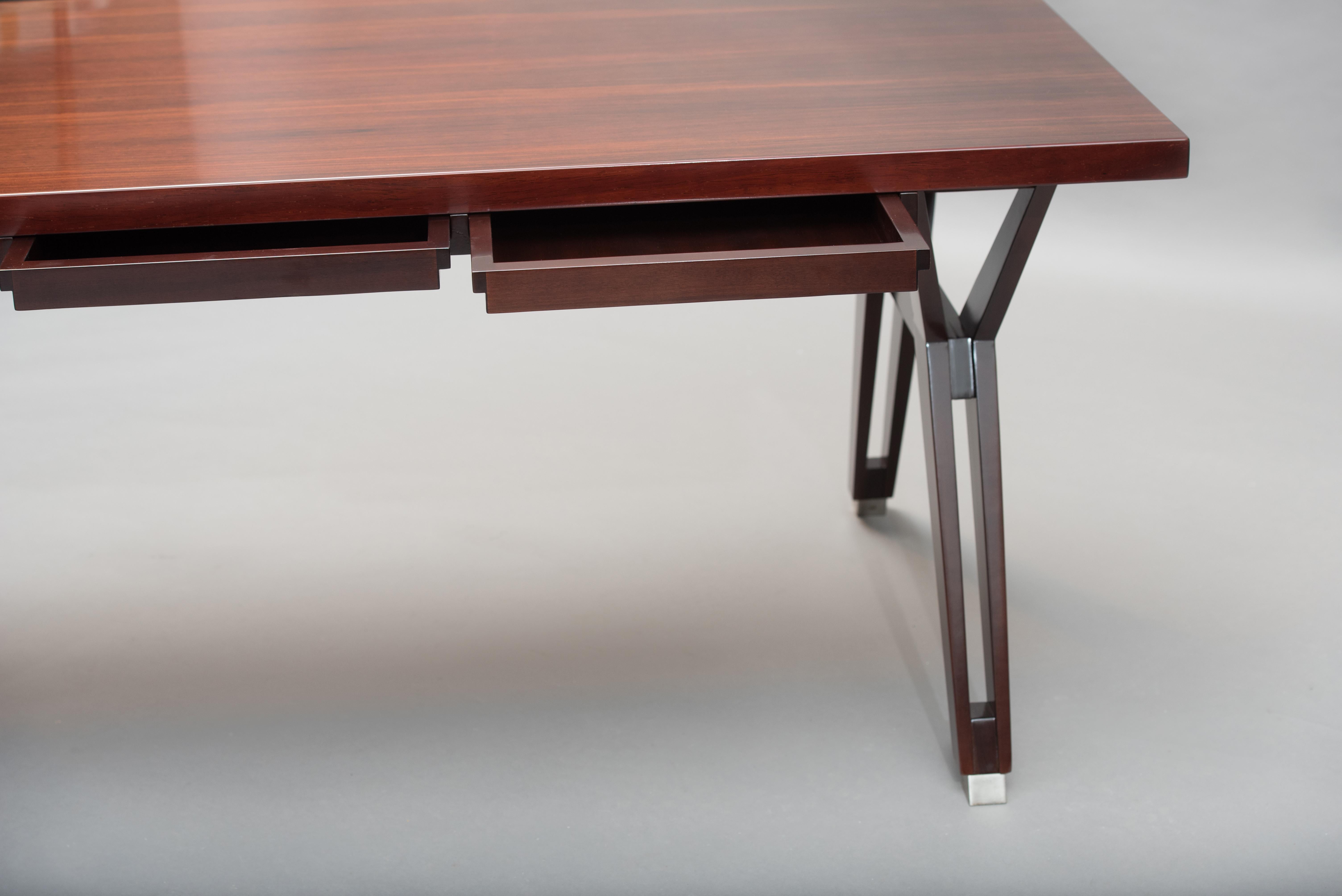 Varnished Ico Parisi Writing Table for MIM