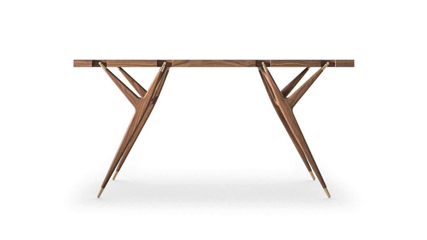 Mesa consola Ico Parisini Pa' 1947 Para Cassina 

A partir de unas pocas líneas esbozadas por Ico Parisi, tomó forma una consola de madera maciza perfectamente proporcionada, fluida y orgánica. PA' 1947 es una pieza escultural que se presta a